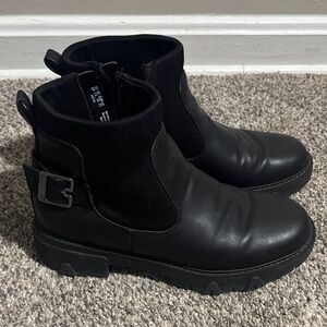 Dr. Scholl's Black Combat Boots
